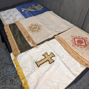 Six Assorted Vintage Lectern Falls