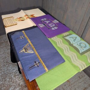 Four Assorted 1970's Vintage Large Lectern Falls