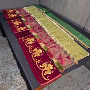 Four Vintage & Antique Church Altar Superfrontals