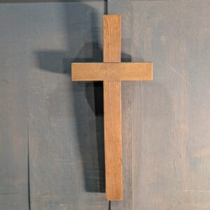 Plain Oak Wall Cross from the Sailors Society
