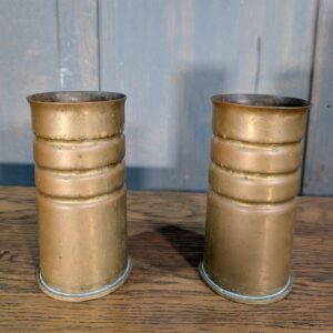 Brass Church Vases made from WW1 Brass Shell Casings