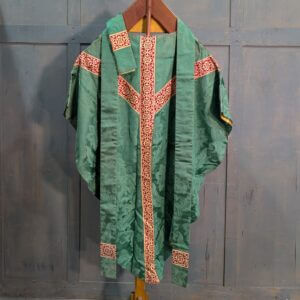 Verdant Green Damask Silk Chasuble