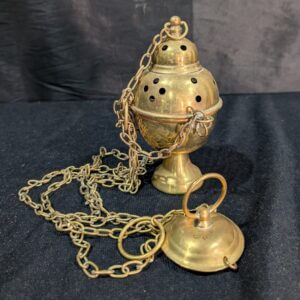Vintage Smaller Size English Thurible Censer Incense Burner From Crookham - Attic Find
