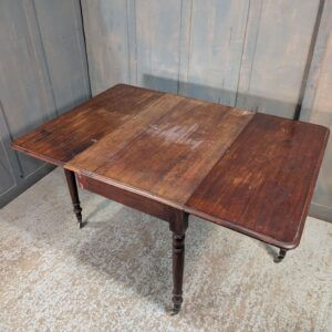 Antique Regency Mahogany Drop Leaf Table Circa 1825