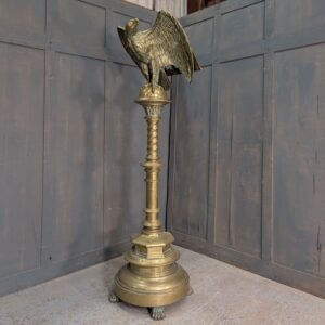 Very Fine Late 19th Century Heavy Brass Eagle Lectern