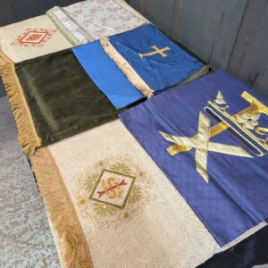 Six Assorted Vintage Lectern Falls