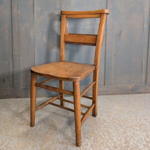 Pleasing Ochre 1910's Elm & Beech Classic Church Chapel Chairs