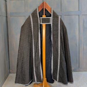 Vintage Large Black Cope for Solemn Occasions in it's Own Case