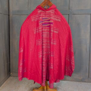 Vibrant 1980's Large Vintage Slabbinck for Vanpoulles Red Chasuble