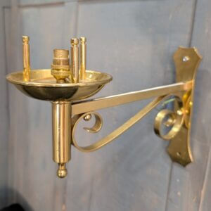 Wall Mounted Brass Sanctuary Lamp from St Patrick's Hove