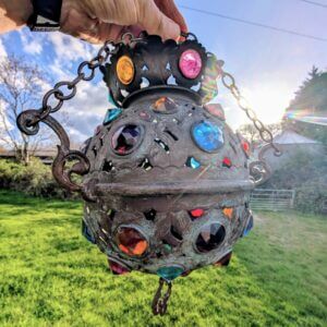 Vintage North African/Coptic Christian Sanctuary Lamp