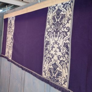 Small Mid Century Lenten Hued Purple Altar Frontal