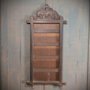 Late Victorian Oak Four Hymn Hymn Board from St Lawrence Bovingdon