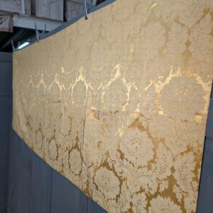 Useful Large Section of Gold Damask Silk Material