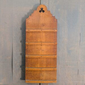 Simple 1920's Vintage Oak Hymn Board from Christ Church Staines
