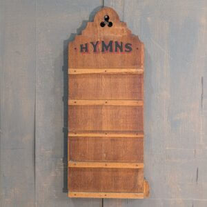 Simple Gothic Oak Four Hymn Vintage Hymnboard
