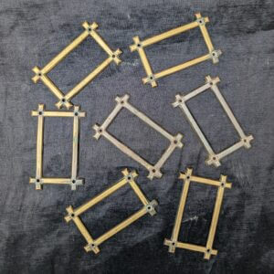 Antique 1900's Brass Church Name Plates 'Hashtag' #C