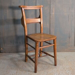 Pre War Vintage Nice Ochre Patina Classic Church Chapel Chairs