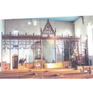 Spectacular Solid Oak Gothic Rood Screen from a Welsh Chapel