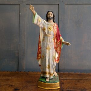 Exuberant Mid-Size Religious Statue The Risen Christ