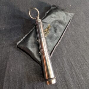 Heavy Plated Brass Combined Holy Water & Holy Oil Travel Holder