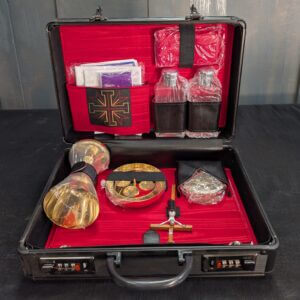 As New Unopened Italian James Bond Style Travelling Communion Set