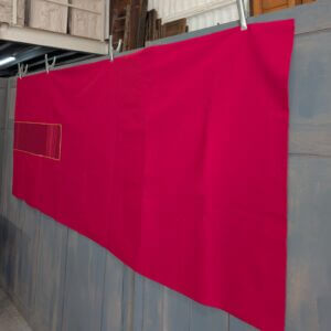 Full Size Red Modern Excellent Condition Humeral Veil by Maison Bouvrier