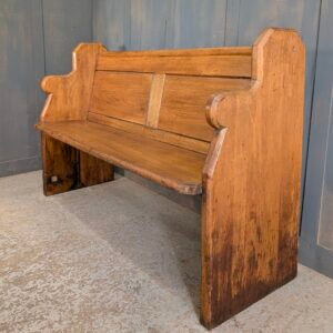 Antique Pale Canadian Oak 1900's Church Pews Benches from Earlsfield Baptist Church