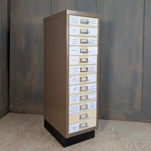 Bisley Steel Narrow Steel Chest of Drawers