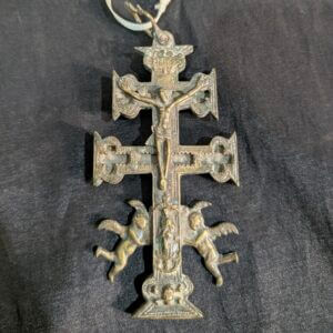 Early19th/Late 18th Century Nuns Pectoral Crucifix Reputedly from the Spanish Convent Madres Carmelitas at Caravaca