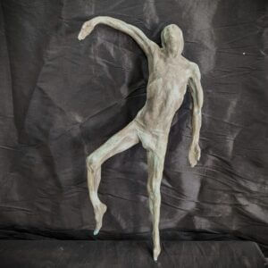 Solid Bronze Heavy Wallhanging Religious Statue of Corpus Christ
