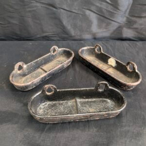 Cast Iron Church Pew Dishes Trays Holders
