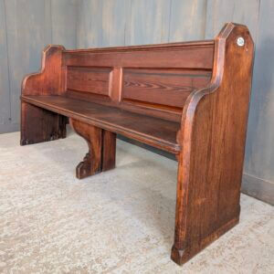 Value Pitch Pine Classic Antique 1896 Pews Benches from All Souls Twickenham