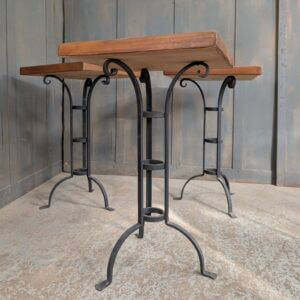 Post-War Cast Iron Small Tripod Tables