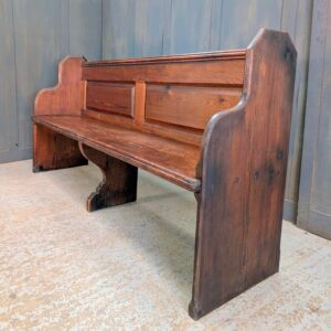 Value Pitch Pine Classic Antique 1896 Pews Benches from All Souls Twickenham