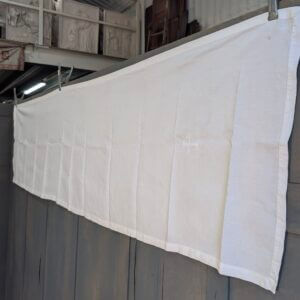 Long White Altar Runner Fair Linen with Embroidered Crosses #2