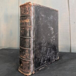 Leather Bound 1890's 'Annotated Paragraph Bible'
