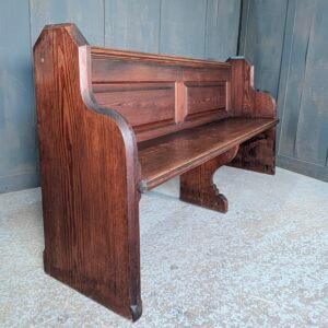 Pitch Pine Classic Antique 1896 Pews Benches from All Souls Twickenham Value #2