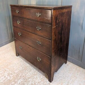 18th Century Oak Face & Top Georgian Chest of Drawers