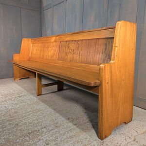 Hampton Methodist Church 1965 Vintage Danish Style Church Pews Benches