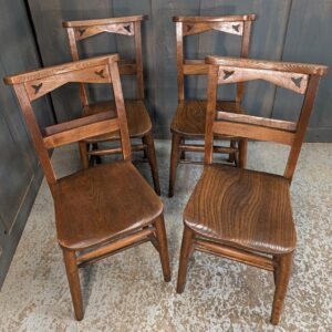 Elm & Beech Vintage 'Dove' Church Chapel Chairs with Glasses!