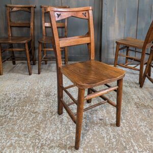 Elm & Beech Vintage 'Dove' Church Chapel Chairs with Glasses!