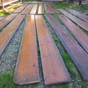Several Lengths of Antique 1800's Pine Broad Planks