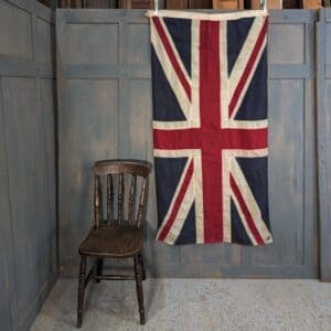 1930's Vintage Original Union Jack Flag with Cord & Toggle