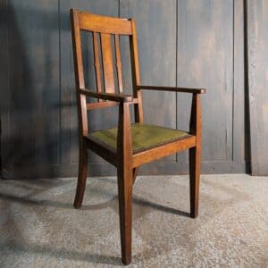 Very Attractive 1900's Arts & Crafts Style Carver Chair in Good Order